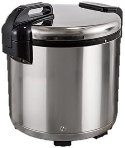 Winco Stainless Steel Electric Rice Warmer 100 Cup Cooked Rice Capacity