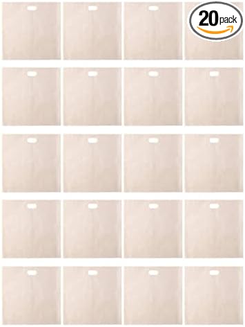 Nebel 20 Pcs Toaster Bags Non Stick Toaster Storage Bags Reusable Bags for Toaster