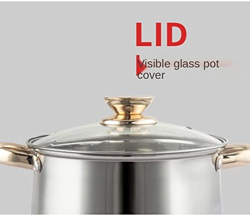 Stainless Steel 6 Piece Kitchen Pot Set Household Electromagnetic Stove Gas Stove Frying Pan Milk Pan Cooking Pot Cookware Set Variety Pack