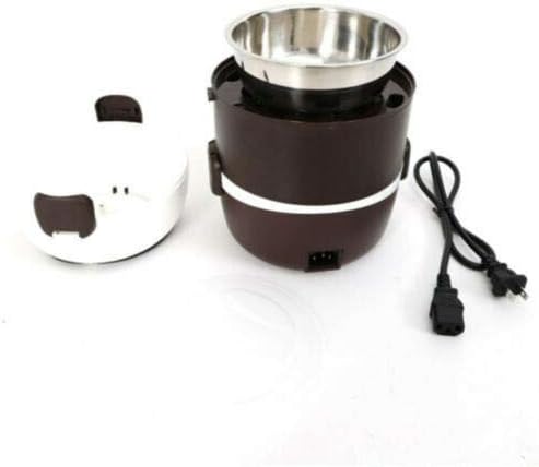 Portable 2L 3 Layers Electric Lunch Box Steamer Pot Rice Cooker Food Warmer US
