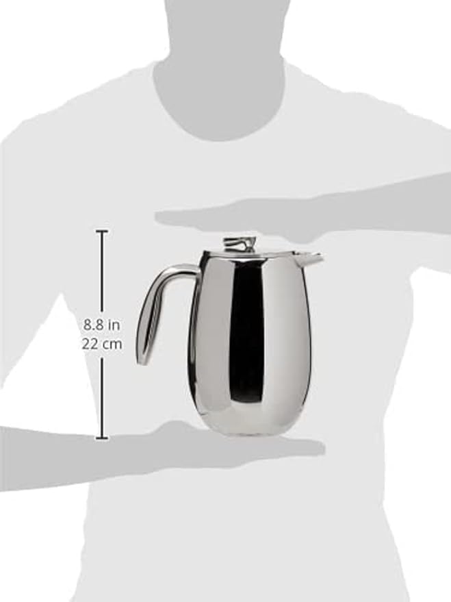Bodum 34 oz Columbia Thermal French Press Coffee Maker Insulated Double Wall Stainless Steel Chrome