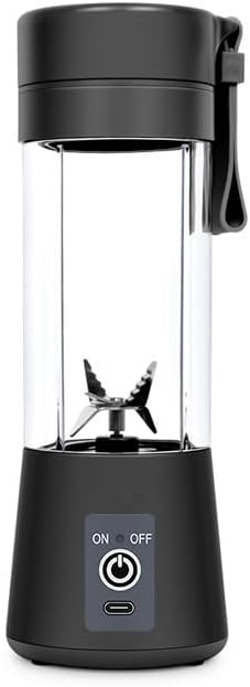 Personal Blender for Shakes and Smoothies with 6 Blades 14OZ Portable Small Blender for Kitchen Home Travel USB Rechargeable &amp Self Clean Licuadora Portatil Mini Juicer with Leakproof Lid