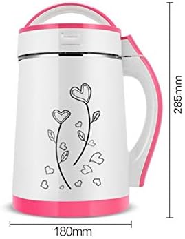 Soymilk Machine Household Soyabean Milk Maker Stainless Steel Filter-Free Heating Soy Beans Milk Juicer Grain Grinding(D)