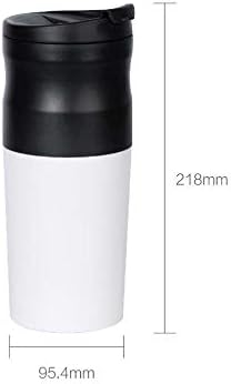 Portable Coffee Maker 3 in 1 Coffee Grinder Electric Coffee Filter Coffee Cup Drip Coffee Machine Coffee Dripper Set for Home (Black) (Black)