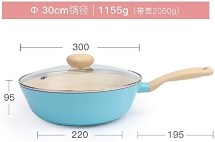 Ceramic Wok Milk Pot Soup Pot Cookware Set Kitchenware Set Non-Stick Cookware Set Cookware Set (Pink Variety Pack)