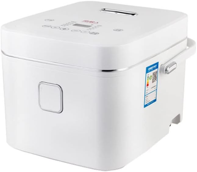 Home 3L Multifunctional Rice Cooker - 550W Touch Panel Pressure Cooker Smart CookwareWhite