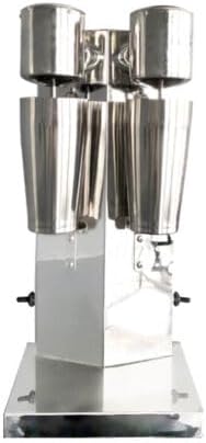 650ML Milkshake Maker Double Head Milk Shake Machine 180W 18000RMP High Speed Commercial Milk Shake Maker Stainless Steel Milkshake Blender with 4 * 650ml Cup 2 Speed Adjustable