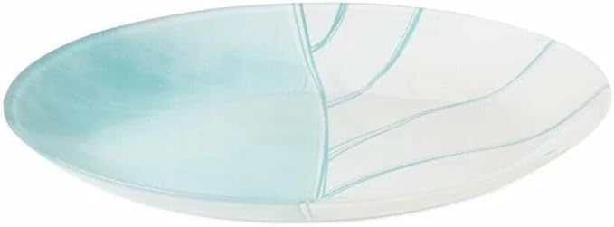 Alarcia Glass Dinnerware Set of 44 for 6 pers Dessert Plate Dinner Plate Deep Plate Salad Bowls Decanter with Glass Mug and Saucer