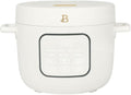 14-Cup Rice &amp Grain Cooker Touch-Activated Display 8 Presets Ceramic Nonstick Coating Steamer &amp Egg Tray Automatic Keep Warm Programmable 24 Hours White
