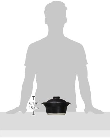 Yamasita Craft 11442240 Black Induction Rice Cooker 3 Cups 10.0 x 8.9 x 6.1 inches (25.7 x 22.5 x 15.5 cm)