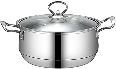 3pcs Stainless Steel Cookware Set Flat Bottom Frying Pan Soup Pot Milk Pot Kit