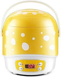 Rice Cooker Yellow Mini Rice Cooker Multifunction for 1-2 Students Mini Cooker
