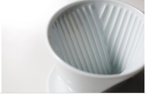 Carita Kalita Coffee Dripper Hasami Pottery for 1 to 2 People Made in Japan #01010 Drip Equipment #01010 For 1 Person 2 People 1 Cup 2 Cups Porcelain Stylish Camping Outdoors Coffee Shop