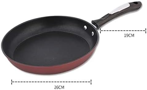 Non-Stick Cookware Set Induction-Compatible Frying Pan Soup Pot Milk Pot Casserole Wok with Anti-Scalding Handle Visible Lid