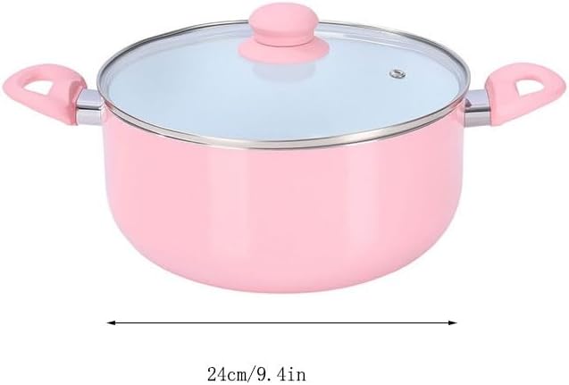 Macaron Color Aluminum Alloy Non Stick Cookware Set Compatible With All Cooktops