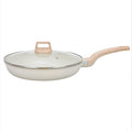 Cookware Sets-Coated Nonstick Cookware Set Induction &amp Gas Stove Compatible (frying pan with a glass lid 11.02 in)