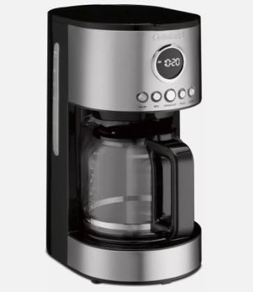 Cuisinart DCC-1220WMFR 12 Cup Coffee Maker Steel (Renewed) Silver