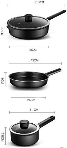 Aluminum Alloy Non Stick Pot Set Multi Functional Cooking Utensils for Household Kitchens Cookware Set