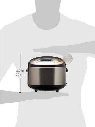 Zojirushi Micom 3-Cup Compact Size Multiple Settings Stainless Steel Made Built-In Retractable Power Cord and Easy to Transport Rice Cooker and Warmer