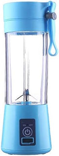 Touch of Smart 13-Ounce USB-Rechargeable Fruit Blender - Blue
