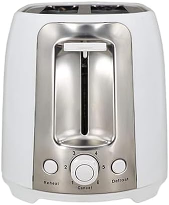 EUROSTAR ET752W 2-Slice Extra Wide-Slot Toaster White