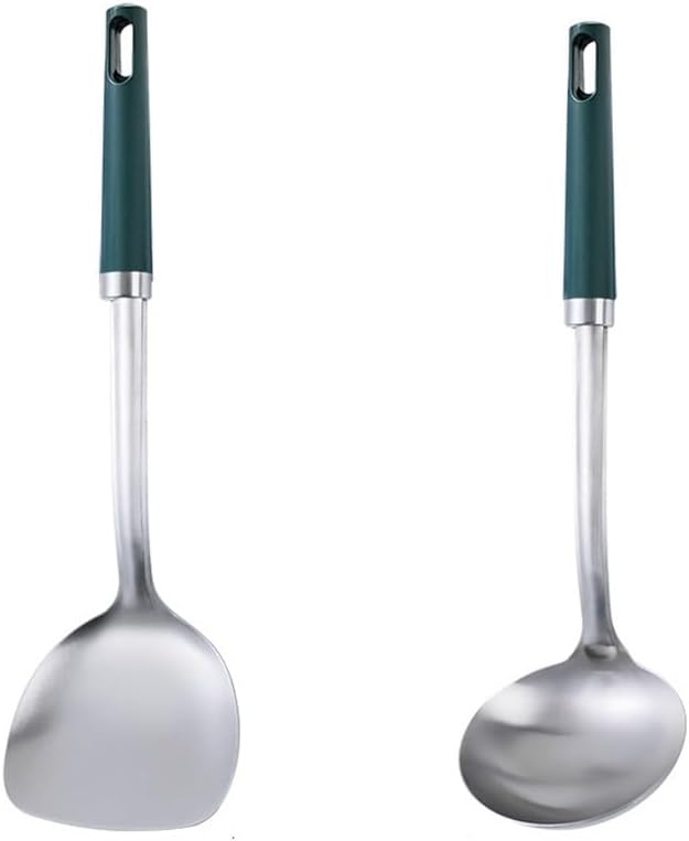 Stainless Steel Spatula Soup Ladle Frying Frying Spatula Cooking Cookware Set Kitchen Household