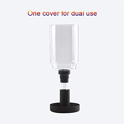 Hand Siphon Coffee Maker PotSiphon Glass PotTea Siphon PotVacuum Coffee Maker GlassSiphon Coffee Makerfor Brewing Coffee and Tea with Extended Handle