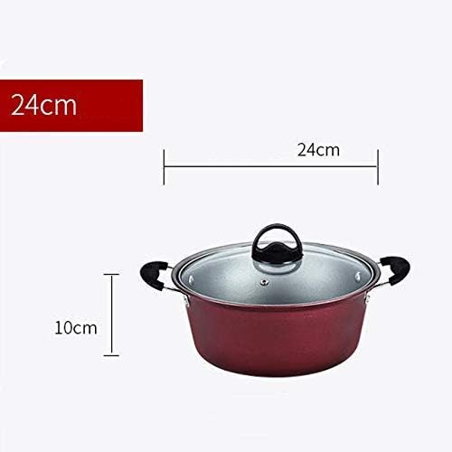 3Pcs Cookware Set Non- Stick Cookware Frying Pan Cooking Pot &amp Pan Saucepan with Glass Lid