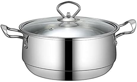 Stainless Steel Cookware Set - Flat Bottom Frying Pan Soup Pot Milk Pot Kit Non-Stick Gas Stove Compatible