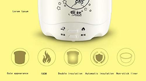 Mini Rice Cooker Heating Small Cooking Rice Cooker Household Multi-Functional Small Power Portable Will Sell Gift