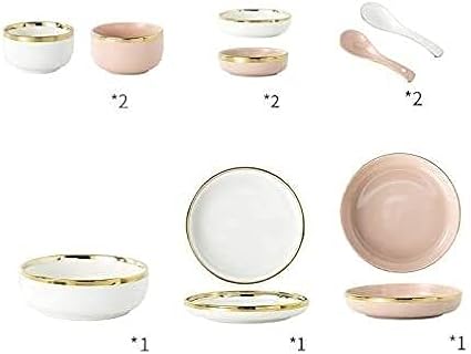 Dinner Set for Luxury Restaurant and Home Dinnerware Set China Dinner Set Ceramics Phnom Penh Plates and Bowls Sets for RestaurantPurple-2 People