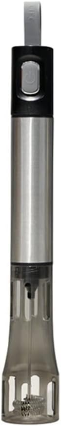 Milk Frother Electric Foamer Handheld Stainless Steel Coffee Tool Cappuccino Maker Hot Chocolate Stirrer Portable Blender(Gray)