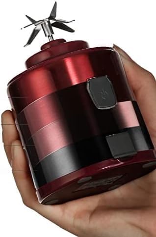 Portable Blender Personal Size Blender Shakes and Smoothies Mini Juicer Cup USB Rechargeable 450ml Glass Mixer Juice Cup