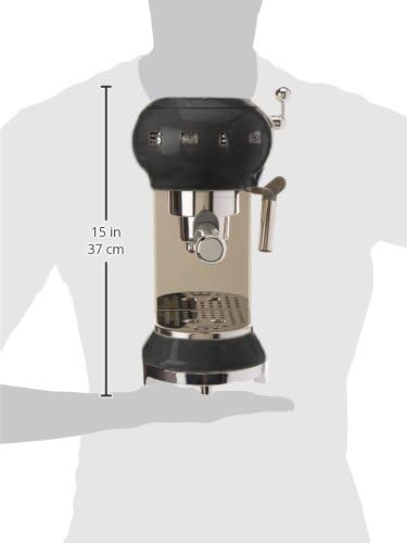 Smeg - Coffee Machine - 11+ - Espresso Coffee Machine - Black
