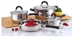 Culinary Edge Stainless Steel 7-Piece Cookware Set