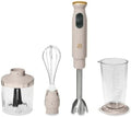 Beautiful 2-Speed Immersion Blender that includes a Chopper &amp Measuring Cup by Drew Barrymore (Porcini Taupe)