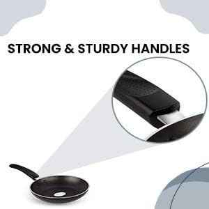 Greenchef Duo Pack Cookware Set Fry Pan and Flat Tawa