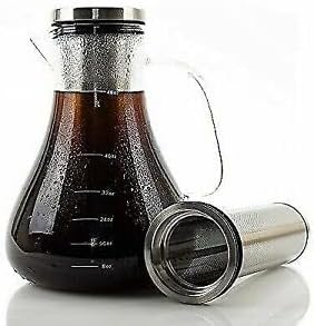 Coffee Maker. Iced Coffee &amp Tea1.5 L with Stainless Steel Strainer