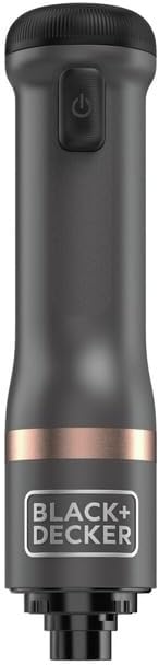BLACK+DECKER Kitchen Wand Cordless Immersion Blender 4 in 1 Multi Tool Set Hand Blender with Charging Dock Grey (BCKM1014K01)