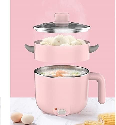 Rice Cooker Mini Portable Electric Multi Rice Cooker 1.2L Electric Meals Heating Pot Mini Hot Pot with Stainless Steel Inner