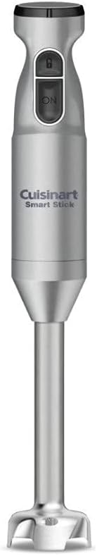 Cuisinart Smart Stick Two-Speed Hand Blender Powerful Immersion Blender with 300-Watt Motor Blends Shakes Smoothies Puree Baby Food Soups &amp Sauces CSB-175SVP1 Silver
