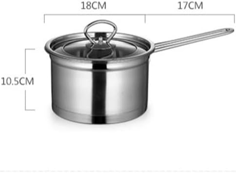 3 Cookware 6 Piece Cookware Set Cookware Set Stainless Steel Frying Pan Pot Soup Milk Pot Frying Pan Household Kitchen