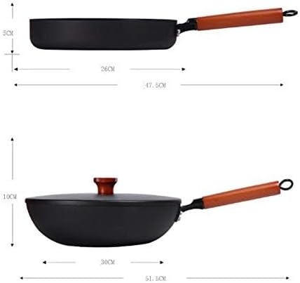 Cookware Set Soup Pot Frying Pan Wok Milk Pot Kitchen Cooking Pot Set Induction Cooker Non-Stick Pan Saucepan Casserole Hotpot Vision