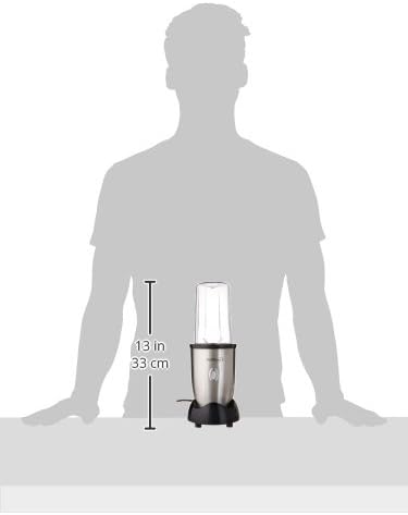 Premium Levella 8 oz. Capacity 9 Piece Personal Blender Silver (PB312)
