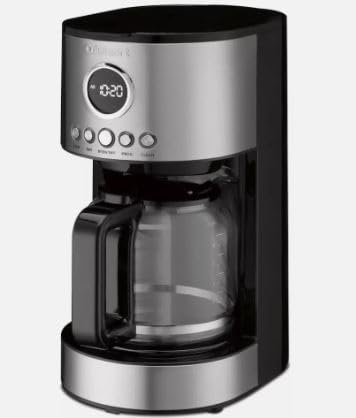 Cuisinart DCC-1220WMFR 12 Cup Coffee Maker Steel (Renewed) Silver
