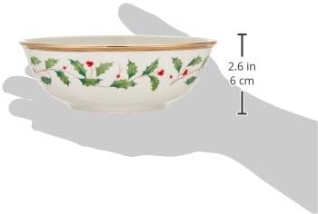 Lenox 883431 Holiday Place Setting Bowl Red &amp Green Christmas Dinnerware