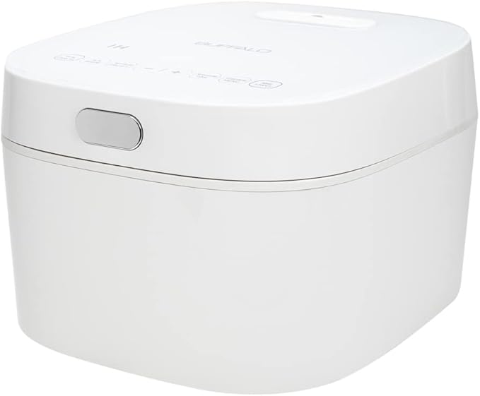 Buffalo SMART COOKER Induction Heating IH Rice Cooker and Warmer 1 L 5 cups of rice Non-Coating inner pot Efficient Multiple function White (5 cups)