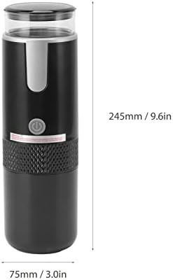 Yosoo 1pc Electric Espresso Machine Portable Classic Travel Coffee Maker Compatible with Capsules Coffee Maker for Home Kitchen and Office Use