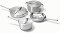 For 6-Piece Stainless Steel Cookware Set
