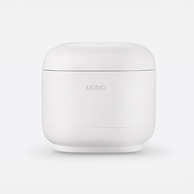 PN Poongnyun Micom Mono 6 Electric Rice Cooker White 6 Servings ETL Certified